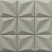 Matt Bathroom Wall Tiles Cement Floor Square Shape Mosaic